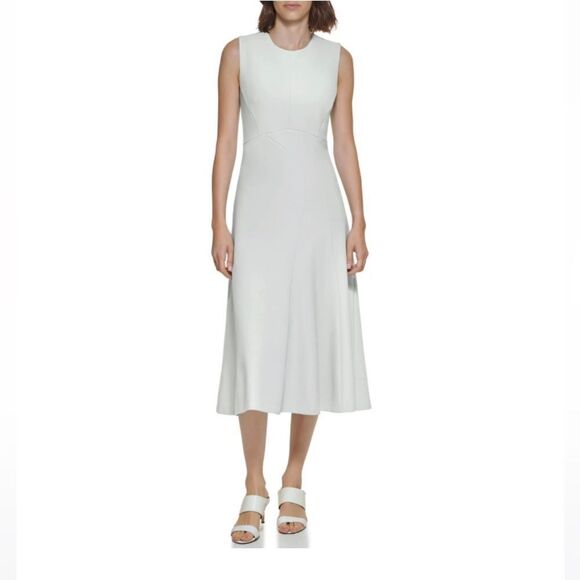 Calvin Klein Maxi Dress Lined NWT Sz 8 - Picture 1 of 8